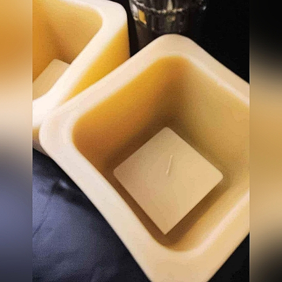 Large Decorative Luminary Nested Cube Candles - Picture 4 of 7